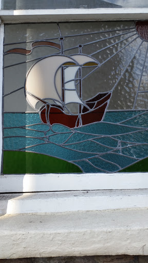 Stained Glass Boat