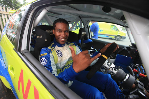 Champion rally driver and all-round motorsport celebrity Gugu Zulu in 2011.