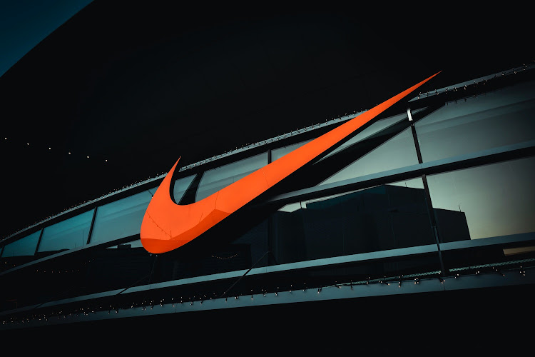 Nike swoosh.