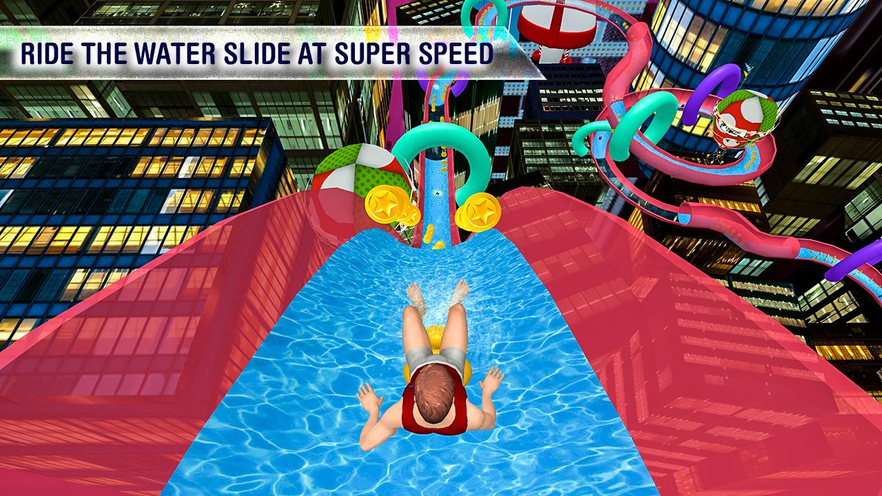 Android application Water Slide Adventure 3D screenshort