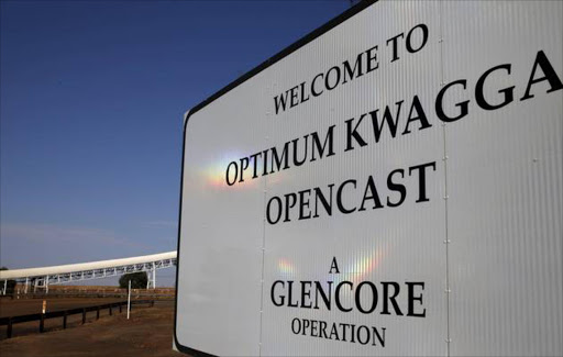 An entrance to the Optimum Kwagga coal mine. PICTURE: Image by: Siphiwe Sibeko / REUTERS