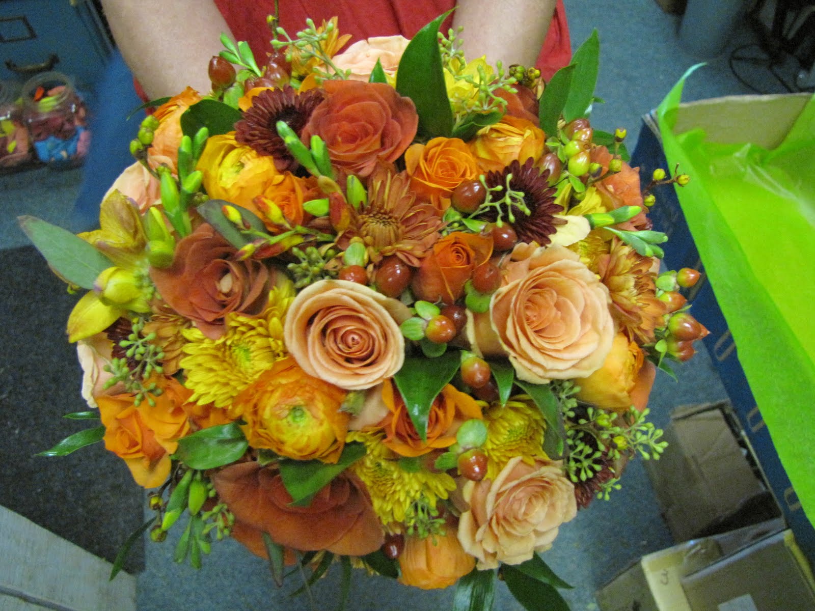 Fall wedding flowers are my