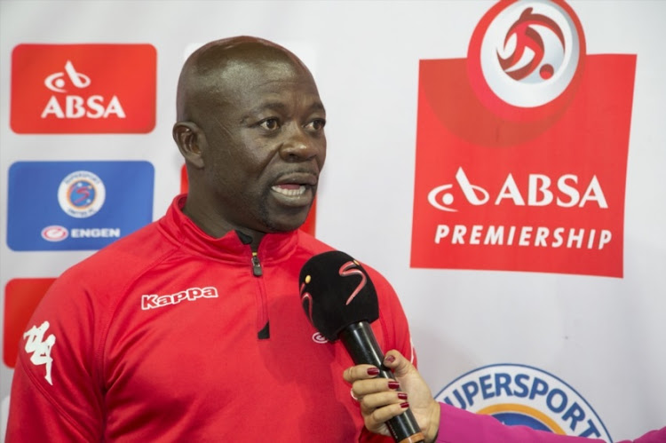 SuperSport United coach Kaitano Tembo.