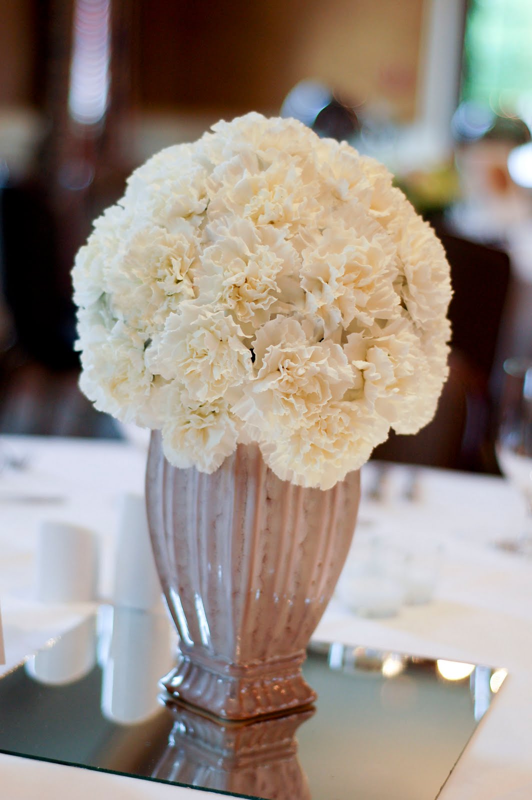 carnation wedding bouquet