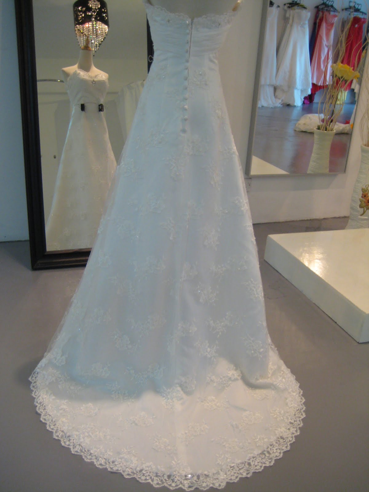 full lace wedding dress