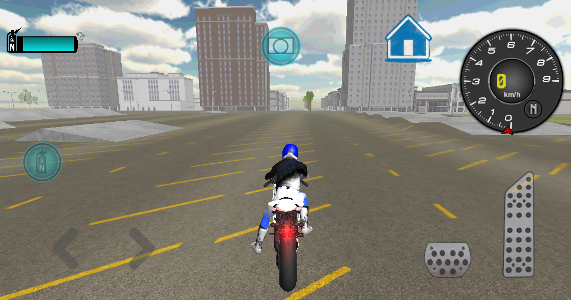 Android application Fast Motorcycle Driver 3D screenshort