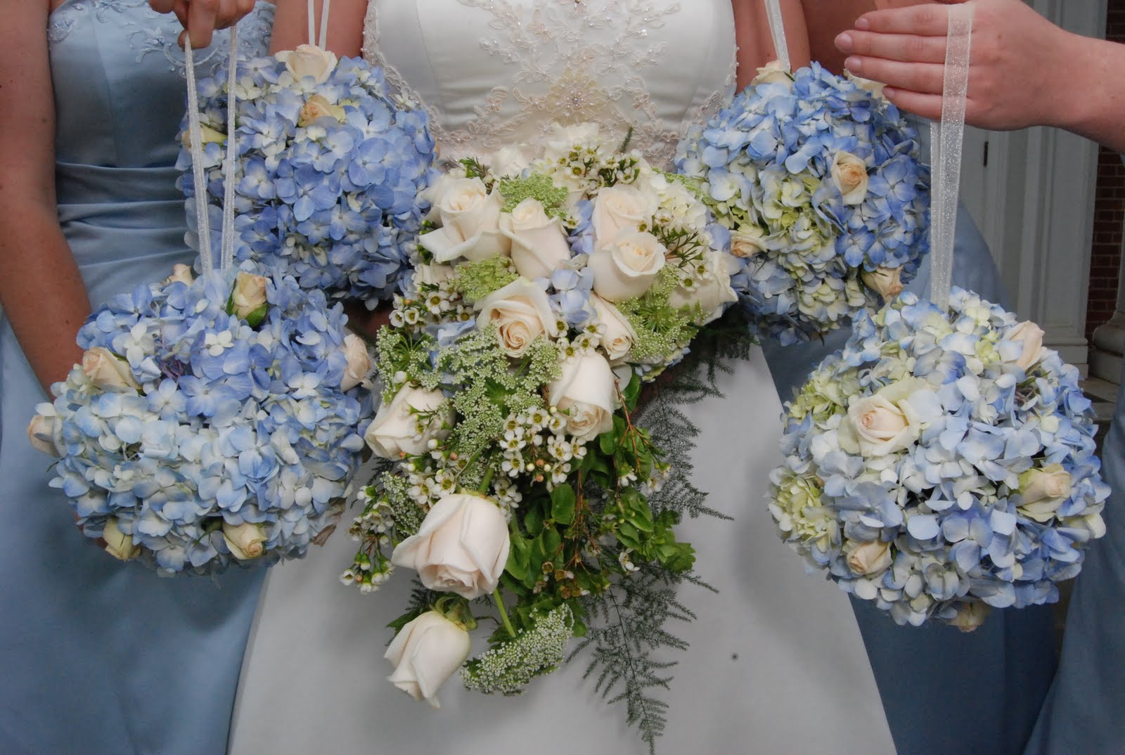 hydrangea wedding centerpieces