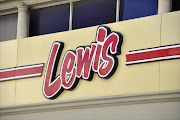 Lewis Furniture store signage in Cape Town, South Africa.