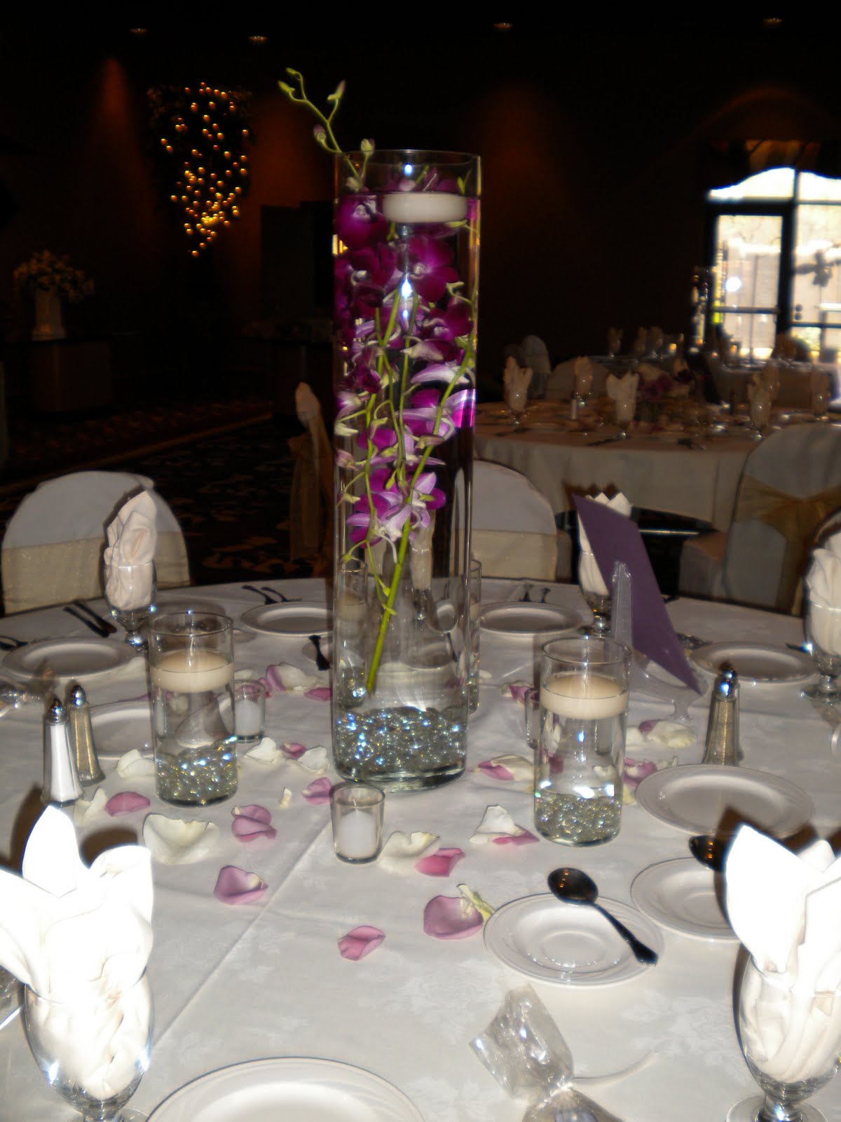 floating candle centerpieces