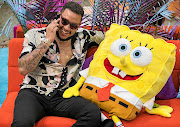 AKA with SpongeBob at the Nickelodeon Kids Choice Awards in Los Angeles.