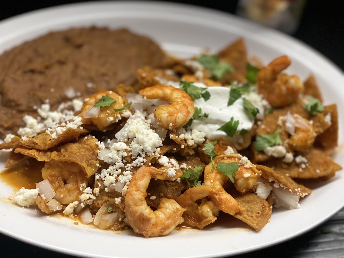 Shrimp Chilaquiles