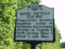 Presbyterian minister; legislator; author of textbooks. Served many churches in Virginia & North Carolina. Home & school 1/4 mile West.Plaque via North Carolina Highway Historical Marker Program,...
