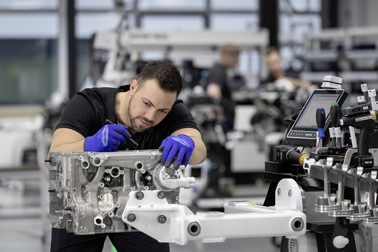 Each Mercedes-AMG engine is hand built by a single craftsman.