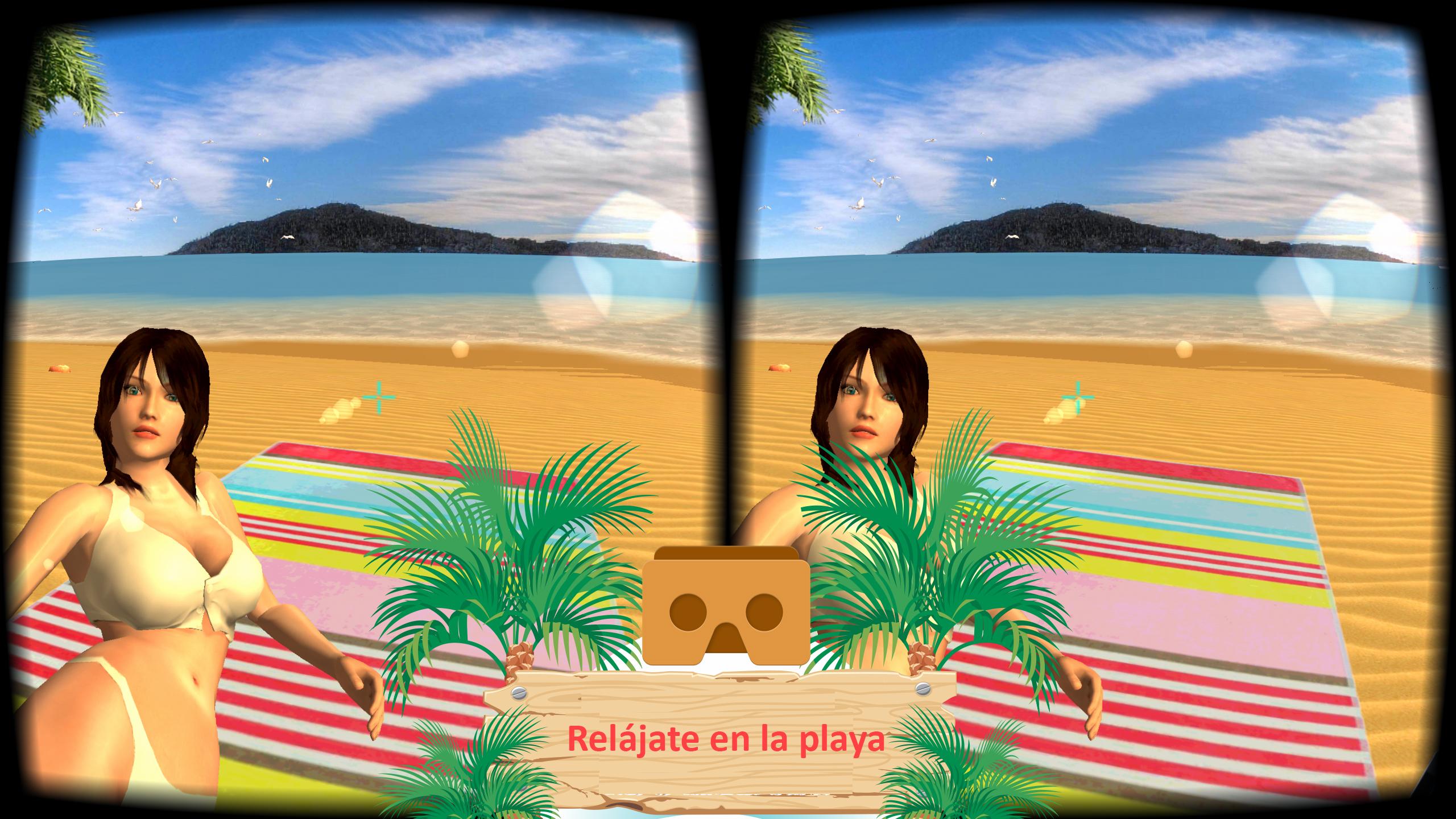 Android application Holiday with my girl VR screenshort