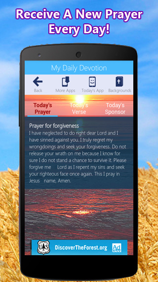Android application My Daily Devotion Bible App screenshort