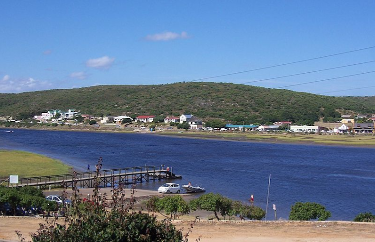 The Goukou River in Still Bay in the Western Cape.