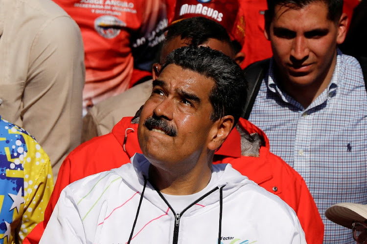 Venezuela's President Nicolas Maduro participates in a rally during May Day celebrations in Caracas, Venezuela, May 1 2024. Picture: REUTERS/LEONARDO VILORIA