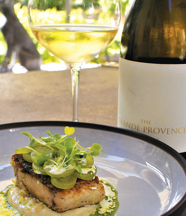 There's nothing better than a delicate fish paired with a great glass of white wine.