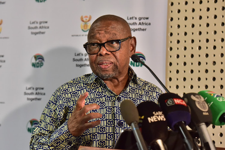 Higher education, science and innovation minister Blade Nzimande addressing media on the deregistration of the Educor colleges and the implications of this decision.