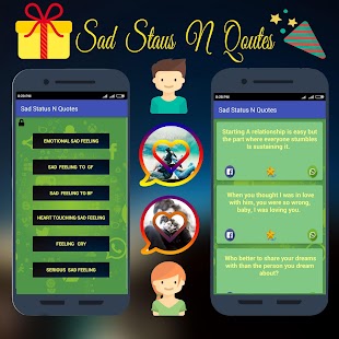 How to download 2017 Sad Status N Quotes 1.0 apk for laptop