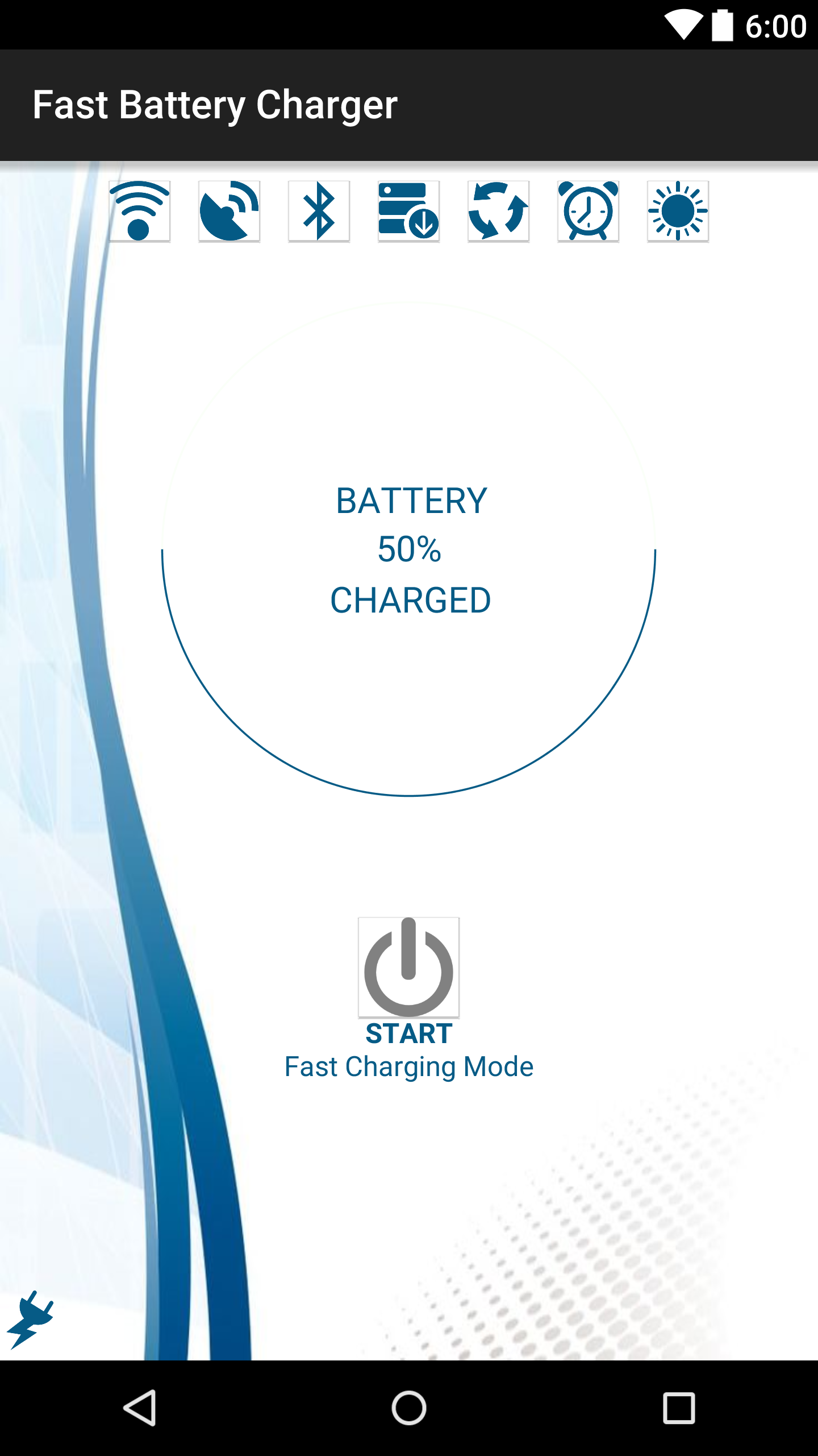 Android application Fast Charger screenshort