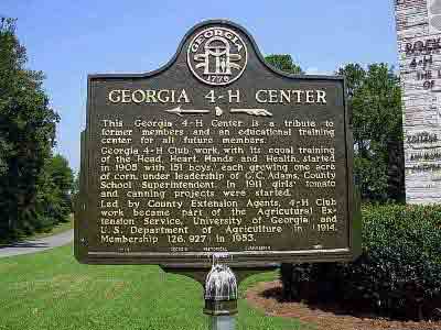 This Georgia 4-H Center is a tribute to former members and an educational training center for all future members. Georgia 4-H Club work, with its equal training of the Head, heart, Hands and...