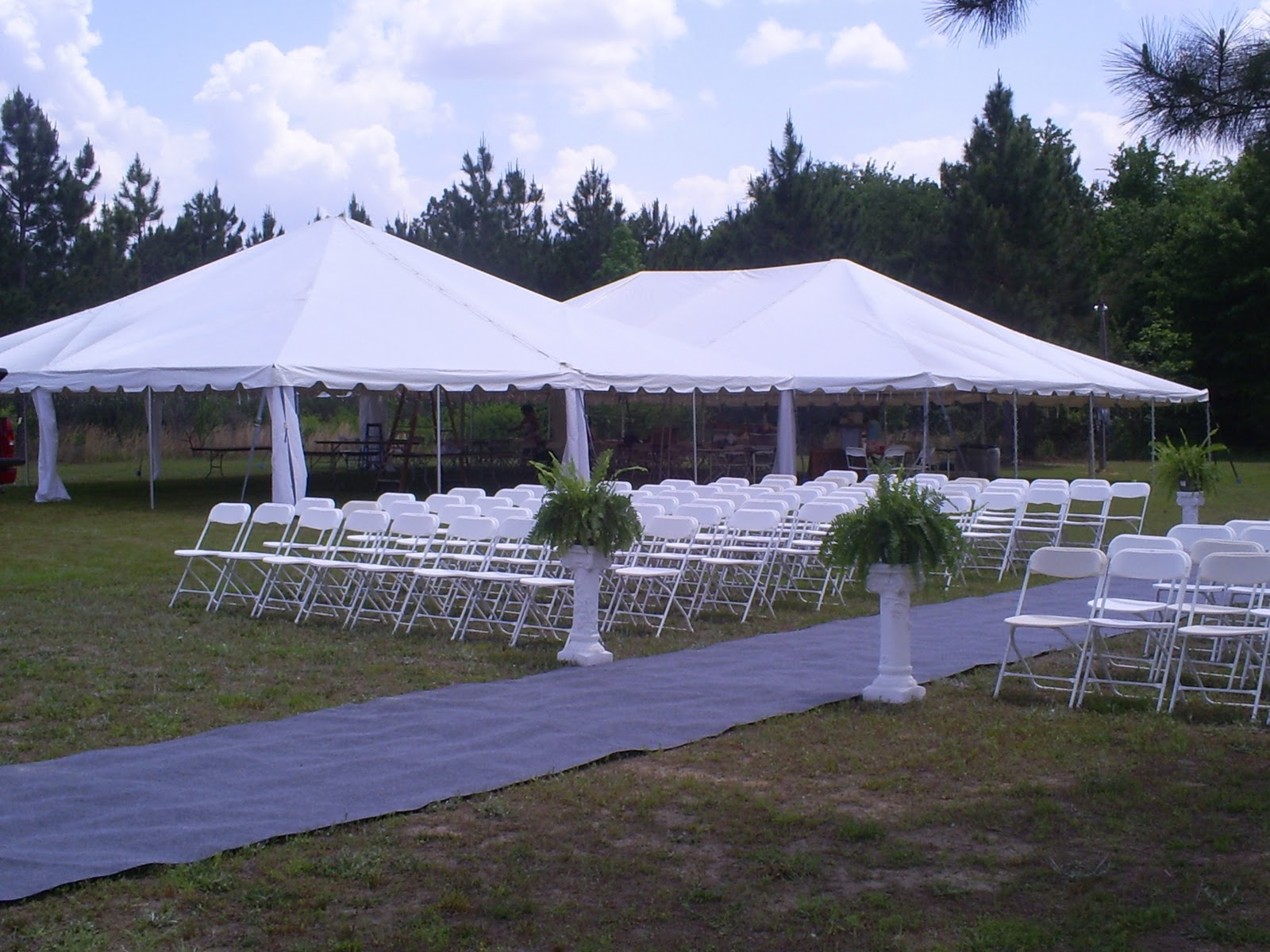 Outdoor Wedding Reception Tent