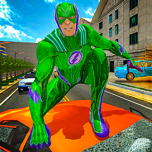 Download Flash Super Light Hero Modern Crime City Battle For PC Windows and Mac