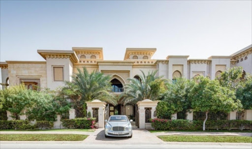 The property in luxurious Emirates Hills in Dubai is reportedly worth R448-million.