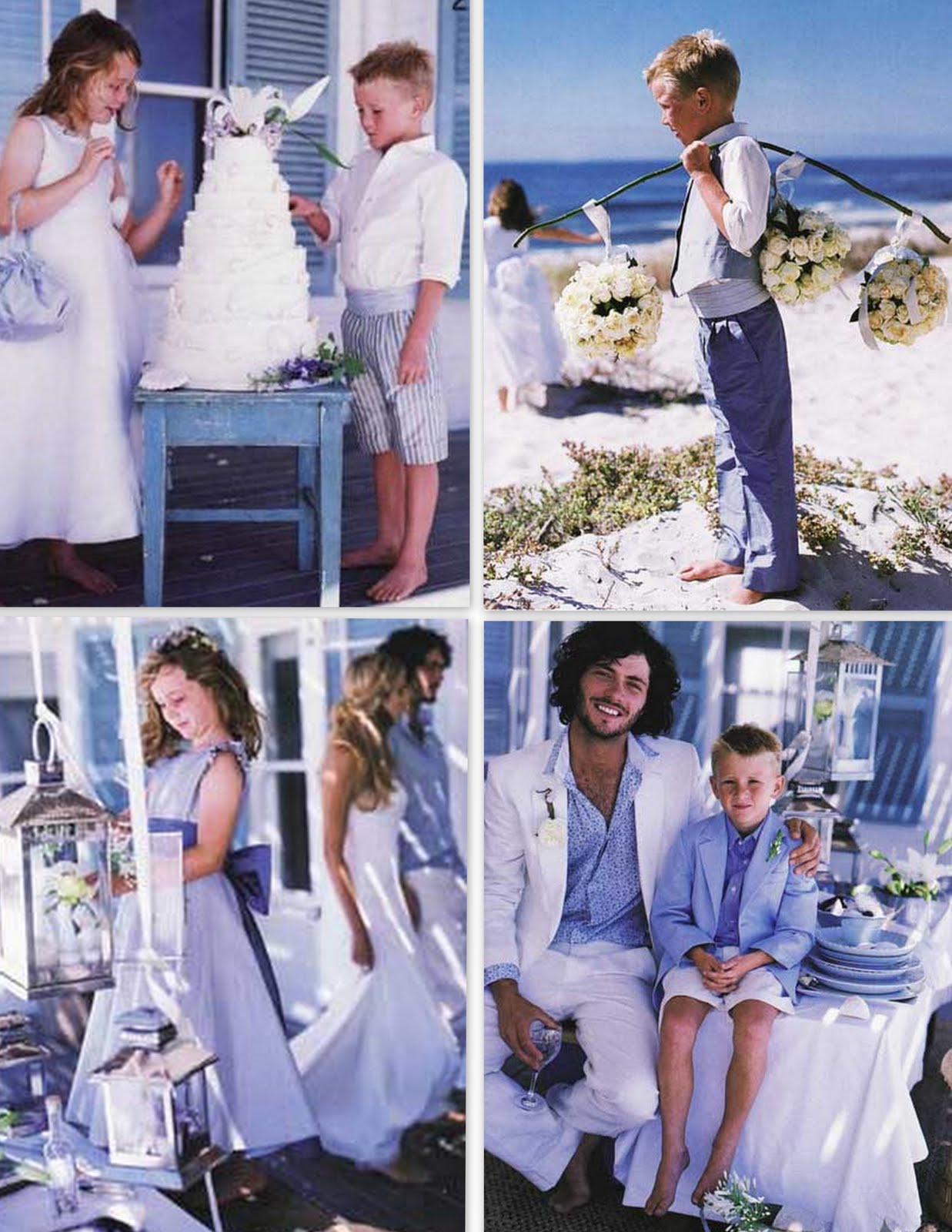 Beachy Blue Wedding