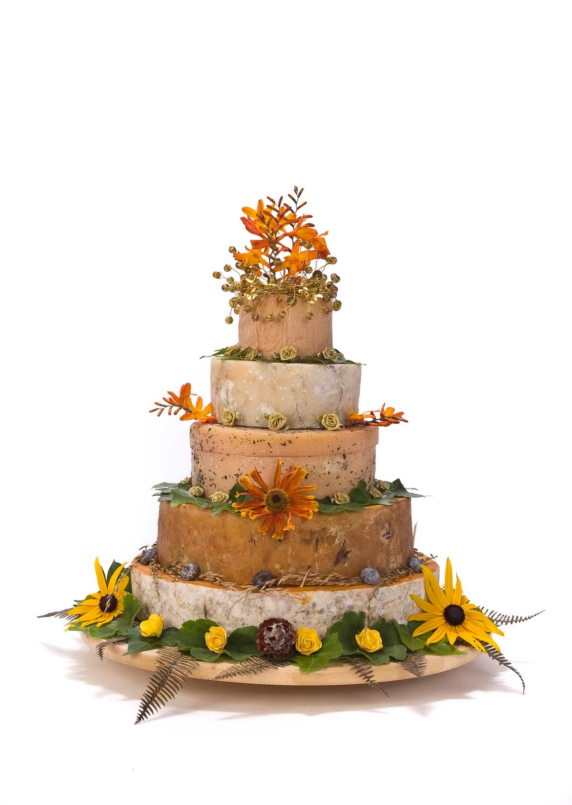 Cheese wedding cakes