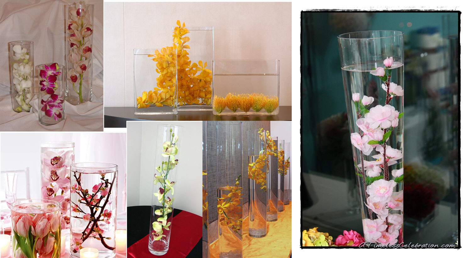 Country Western-themed Wedding wedding decorations submerged flower