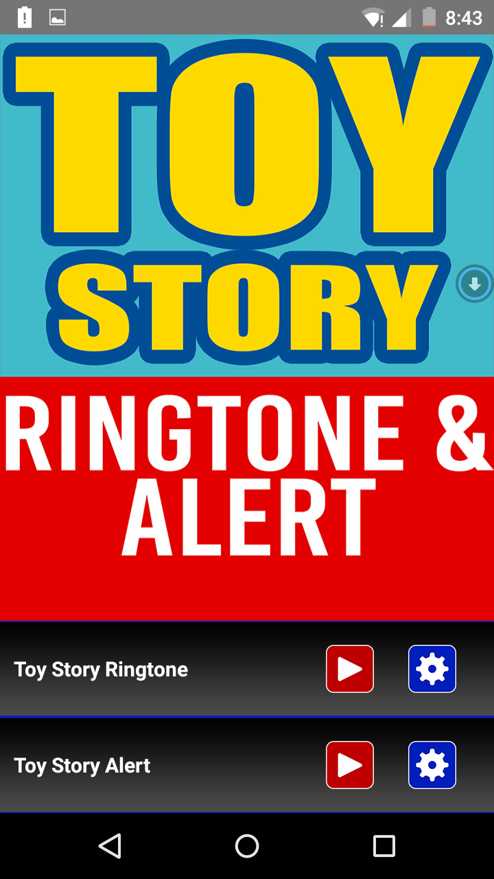 Android application Toy Story Theme Ringtone screenshort