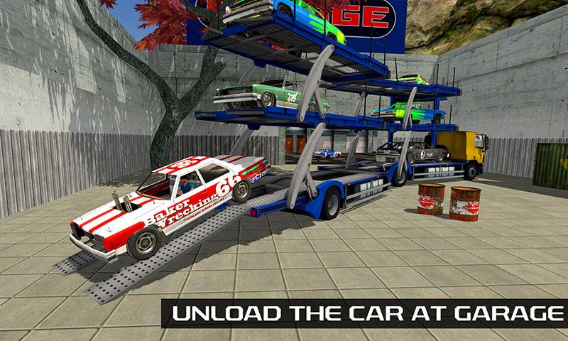 Android application Derby Car Transport Truck Sim screenshort