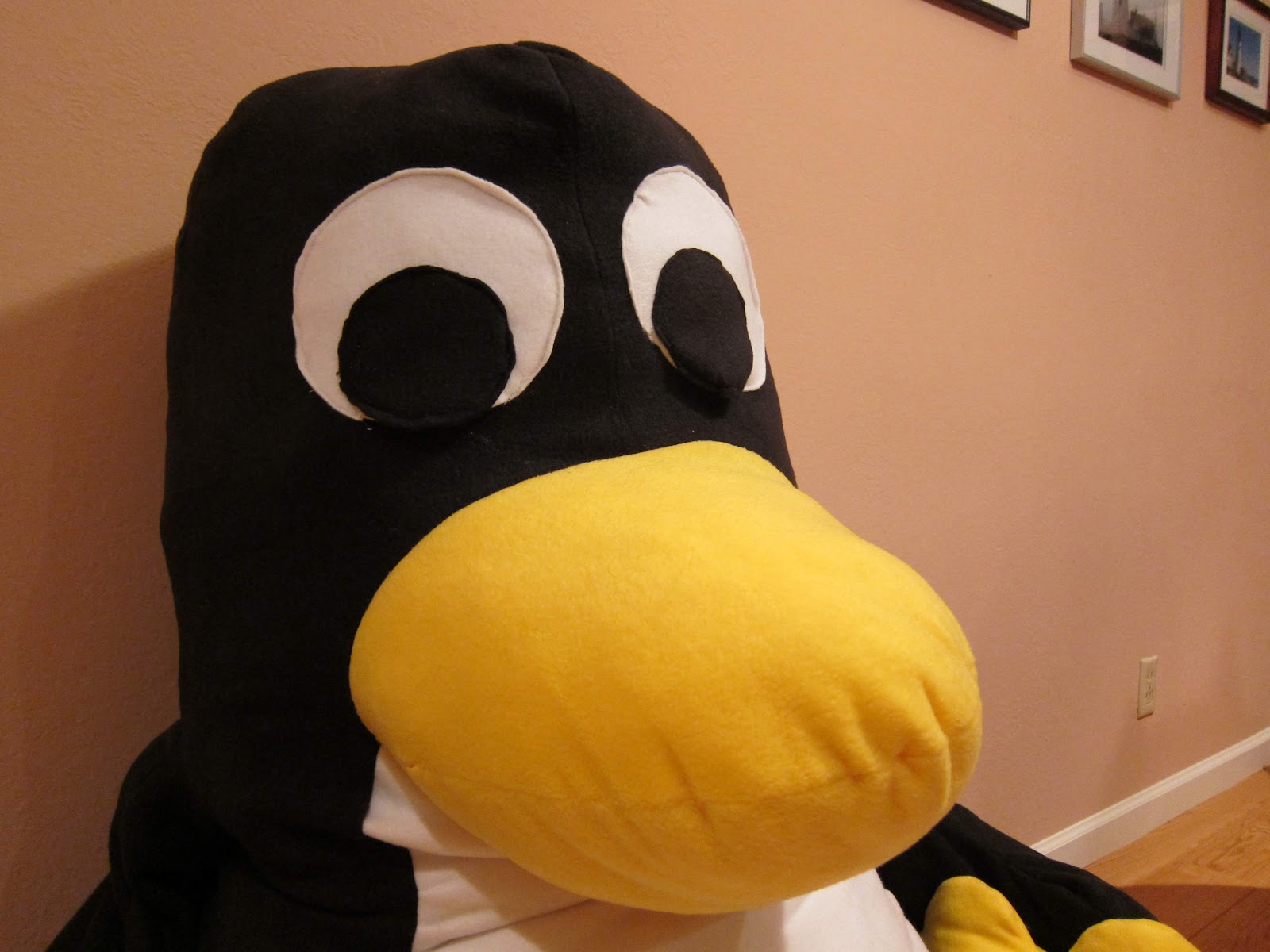 Giant Tux is 3 ft 8 in  111