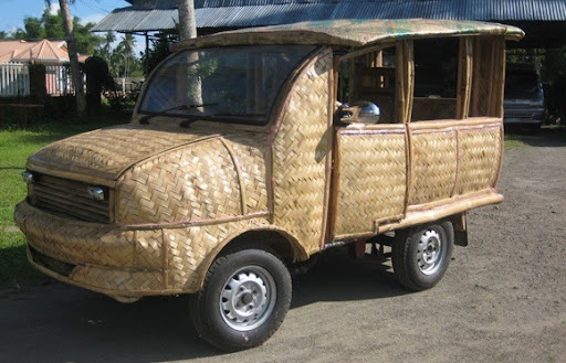 bamboo taxi in Philippines