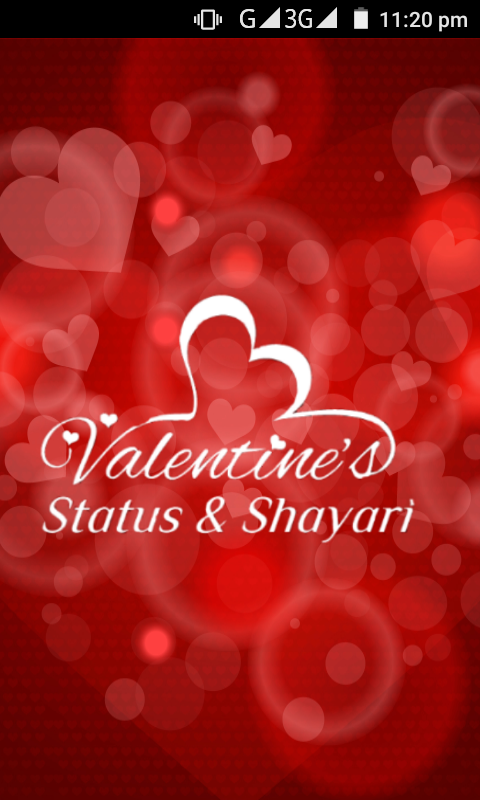 Android application Valentine Status and Shayari screenshort