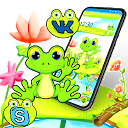 ダウンロード Happy Cute Frog Theme をインストールする 最新 APK ダウンローダ