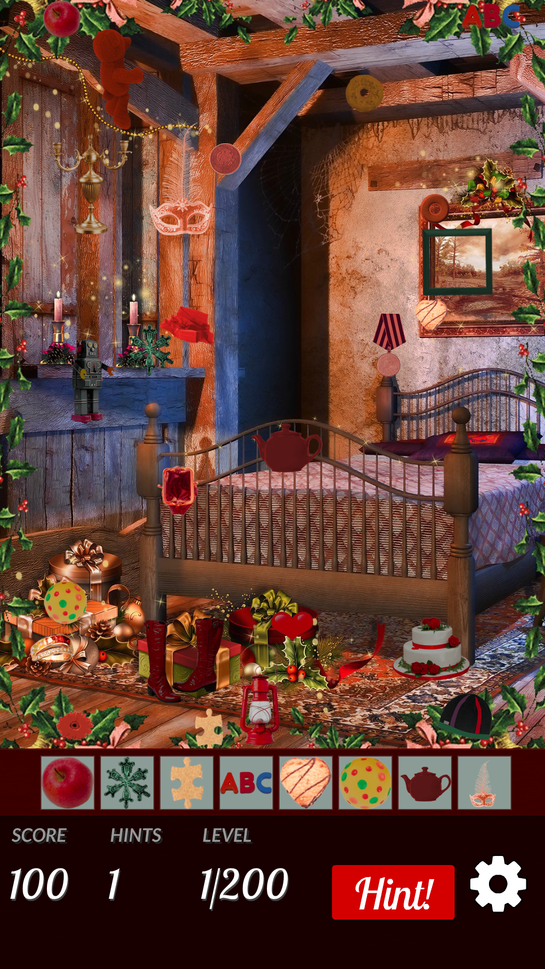 Android application Hidden Objects - Colorful Xmas screenshort