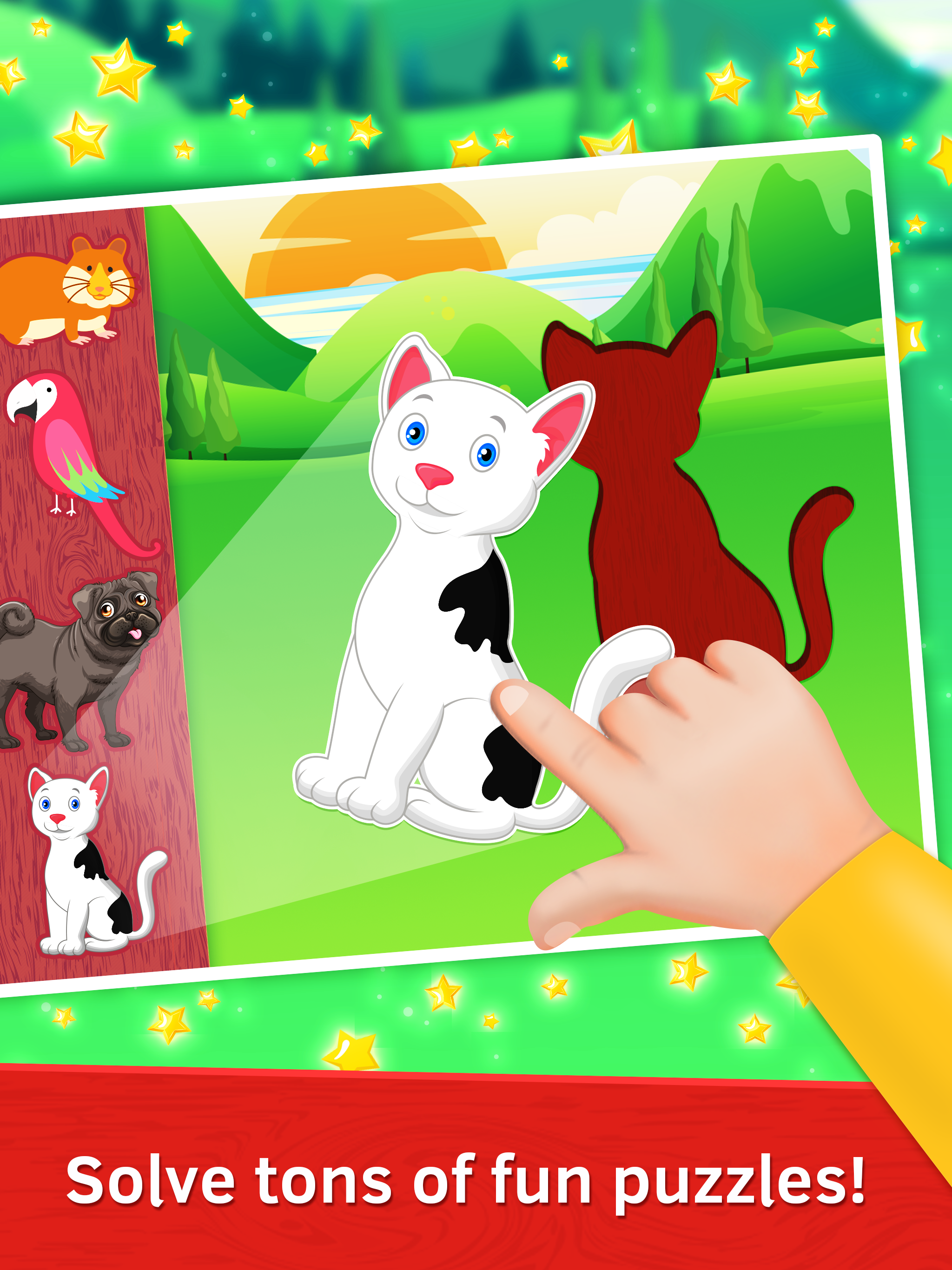 Android application Pets Puzzle Game Free for Kids screenshort