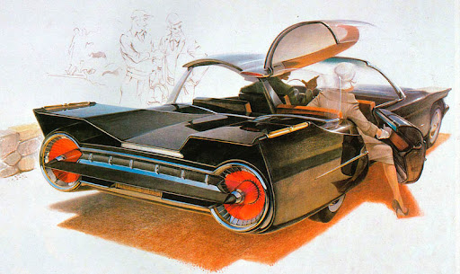  here is how legendary designer Syd Mead pictured a futuristic urban car 