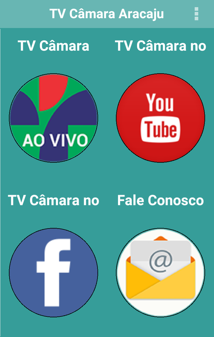 Android application TV Câmara Aracaju screenshort