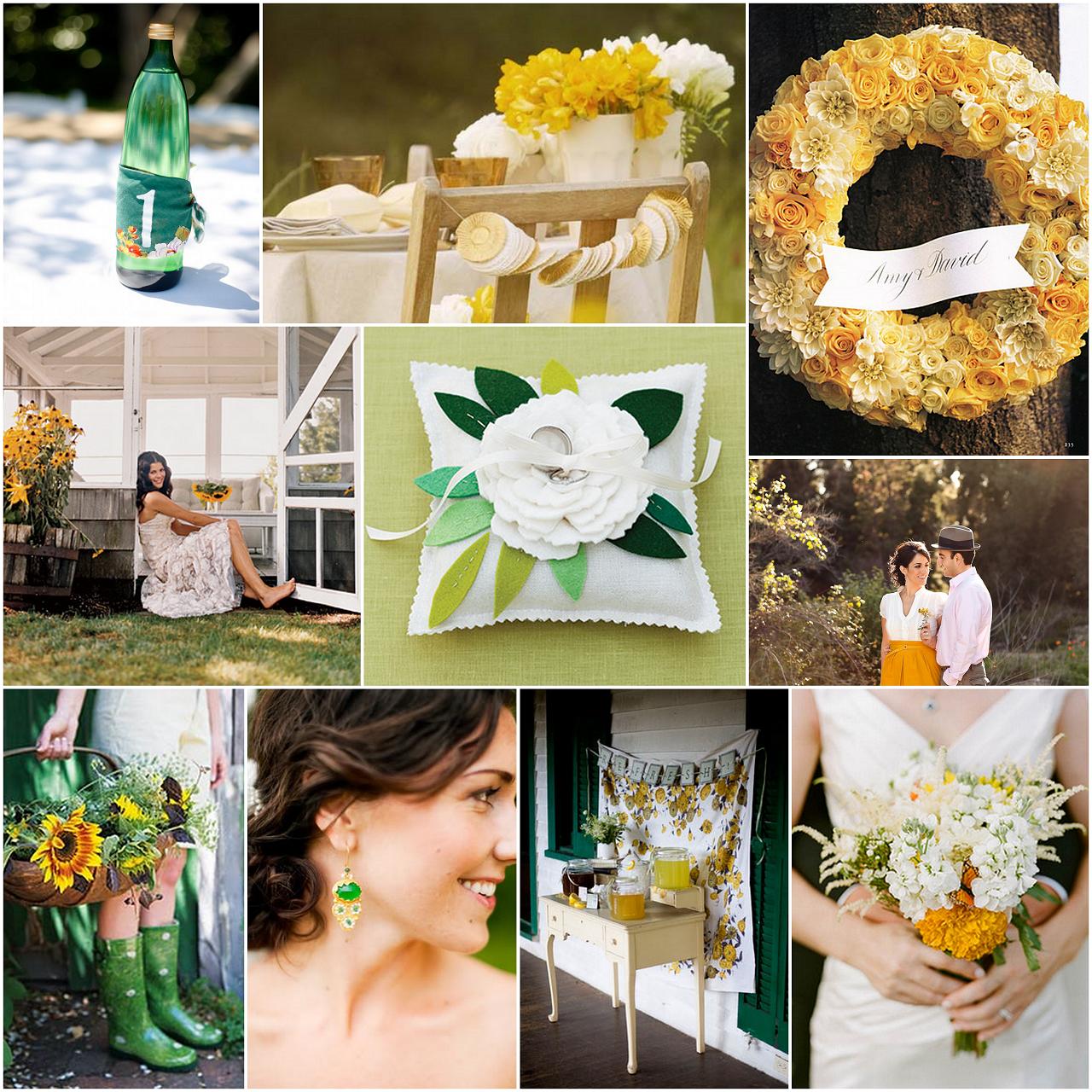 a sweet backyard wedding