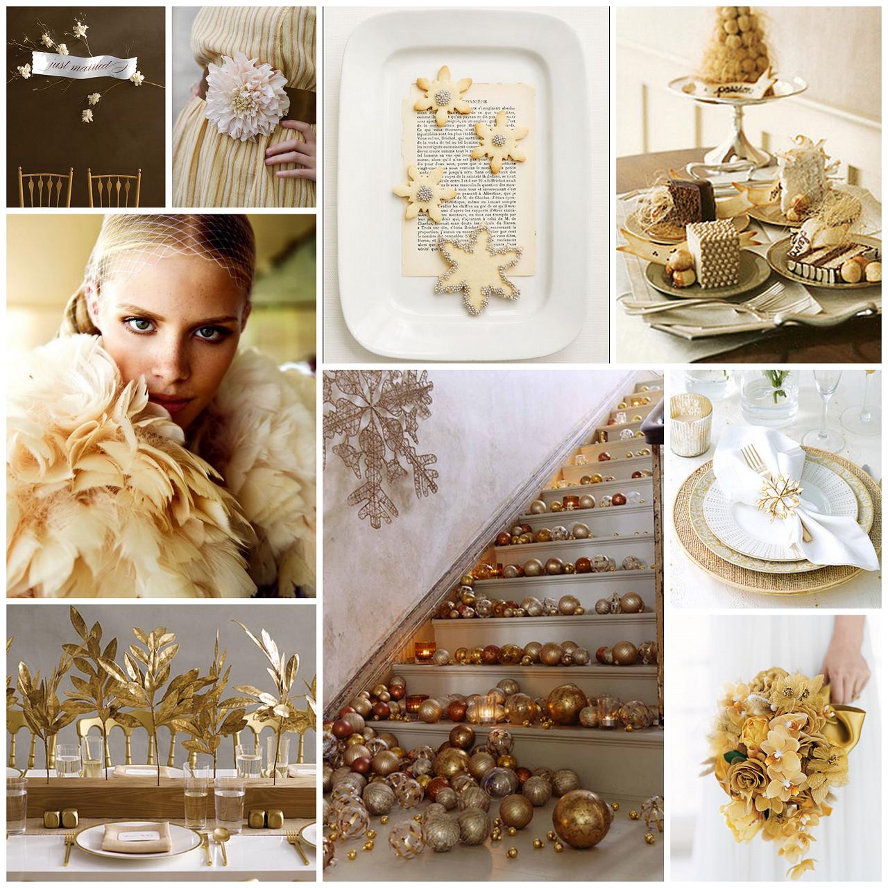 glamorous winter wedding