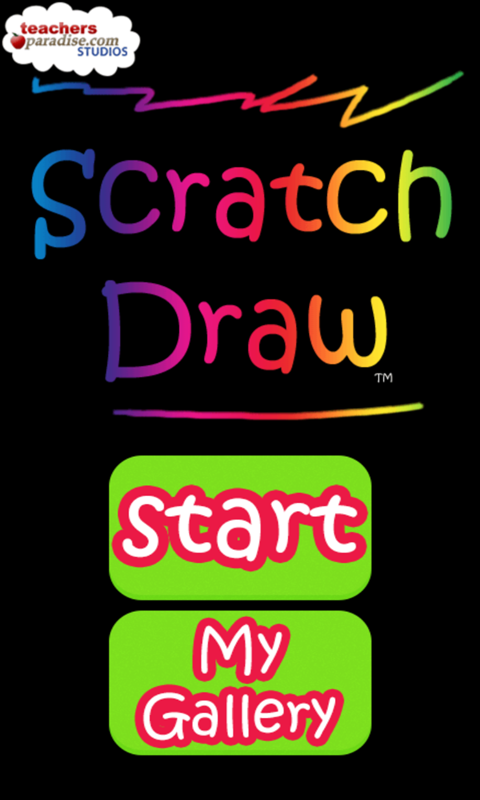 Android application Scratch Draw Art Game - 2 drawing games in one! screenshort