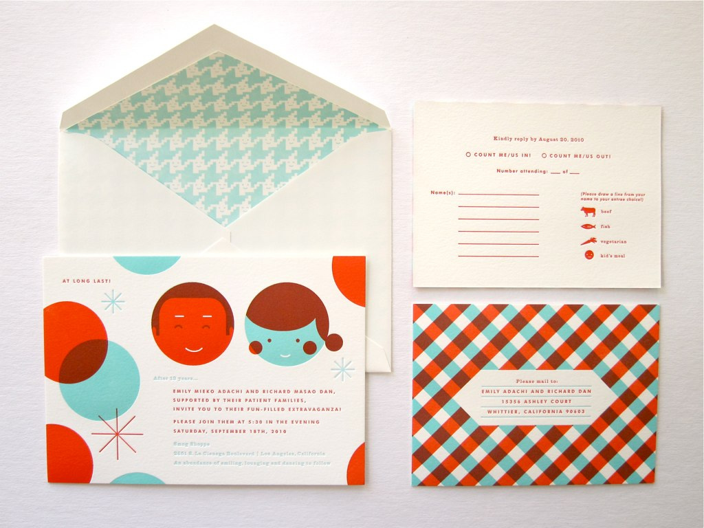Modern Wedding Invitation Modern Wedding Invitation