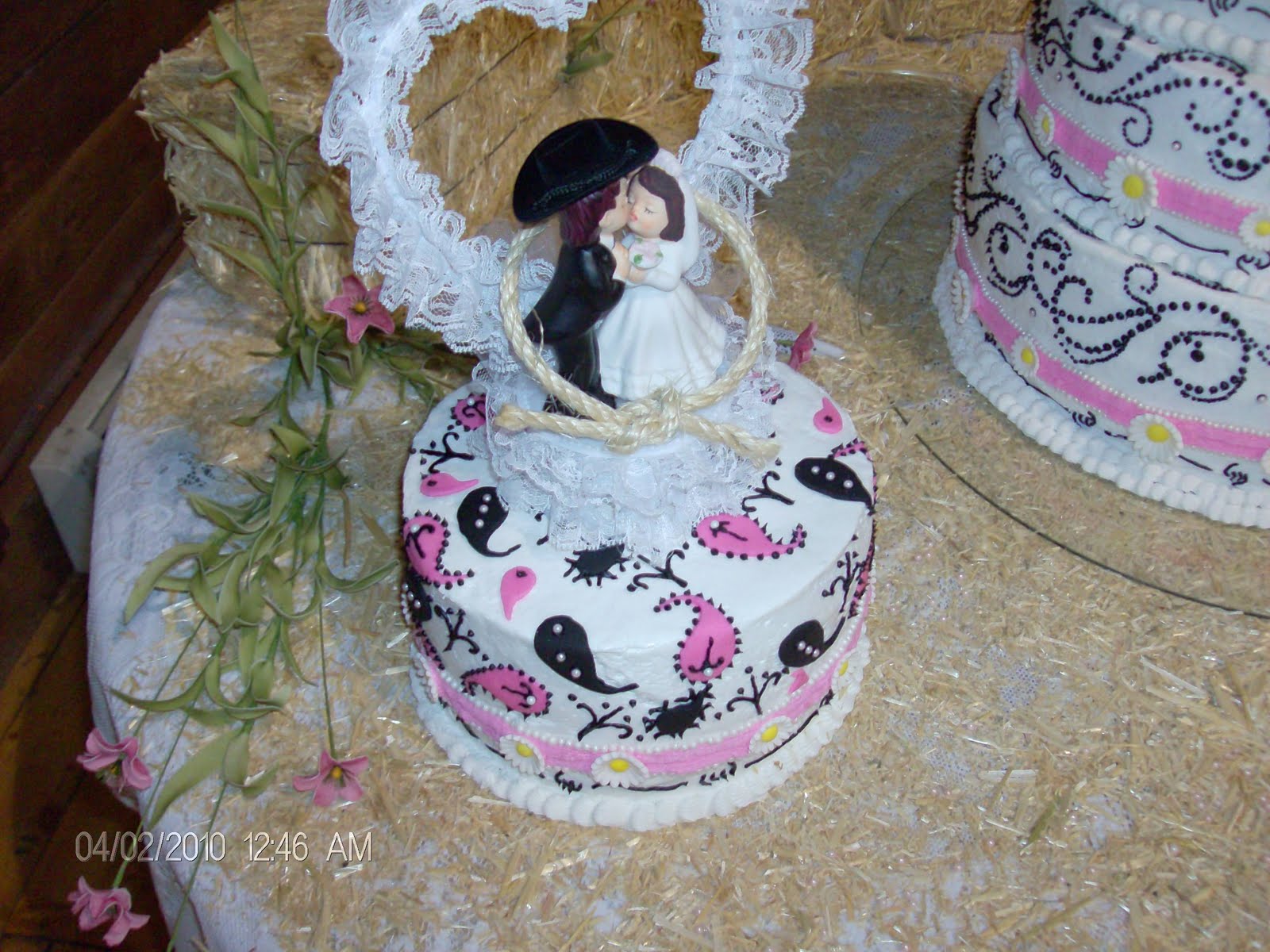 Country Style Wedding Cake