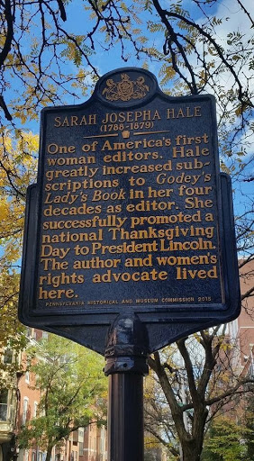 SARAH JOSEPHA HALE(1788 - 1879) One of America's first woman editors. Hale greatly increasedsubscriptions to Godye's Lady's Book in her four decades as editor. She successfully promoted a national...