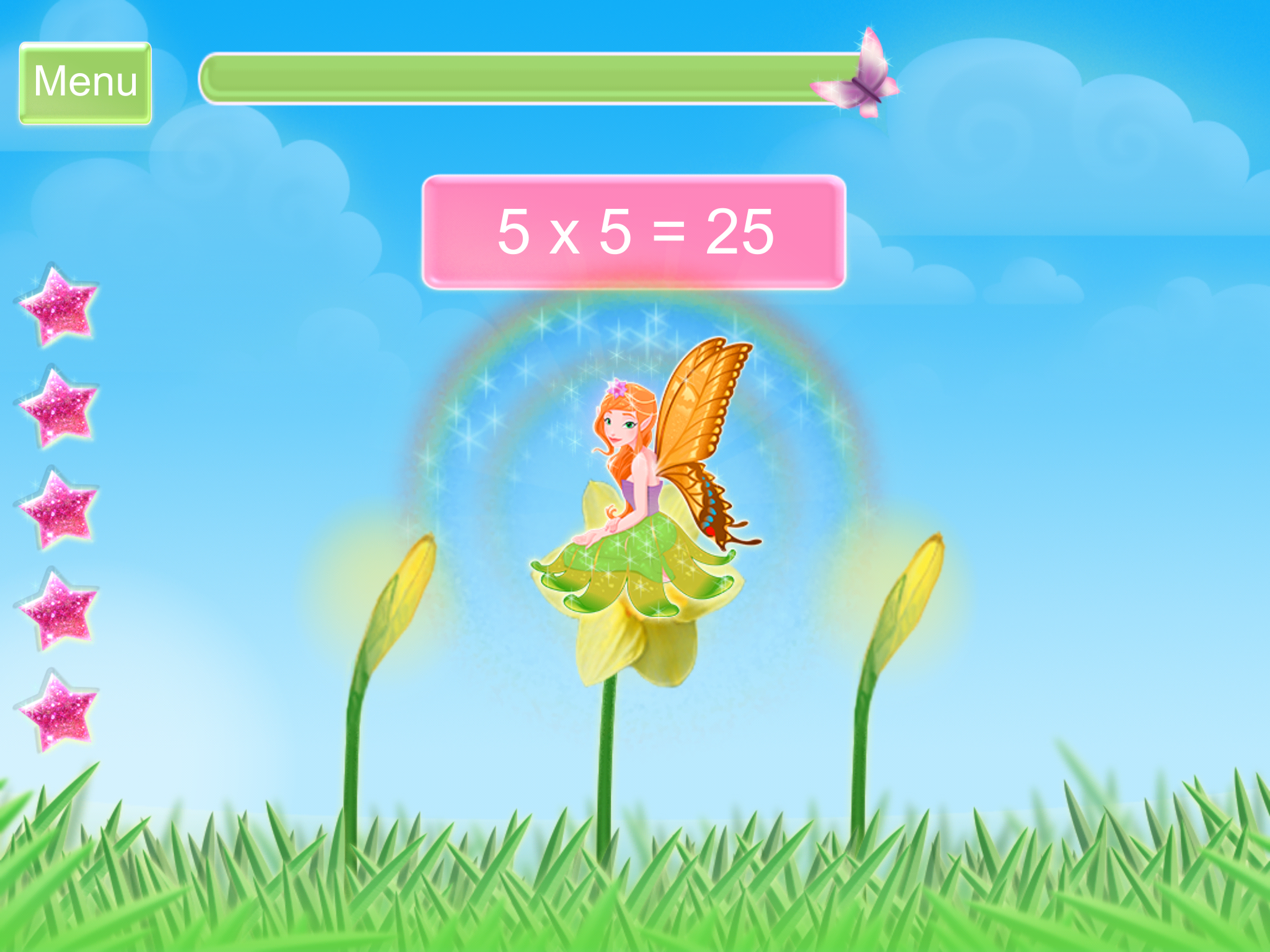 Android application Multiplication Fairy screenshort