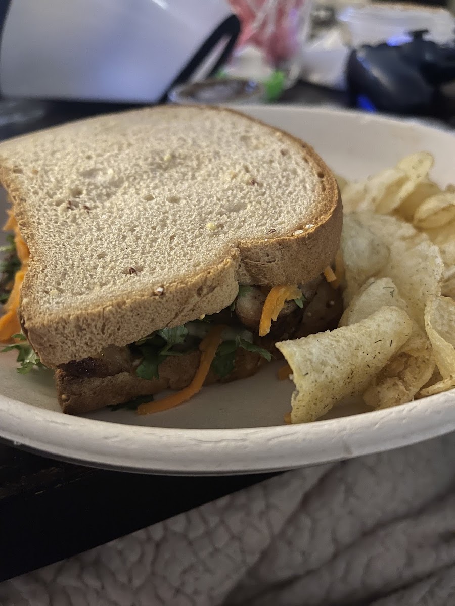 Gluten Free Grilled Chicken Bahn Mi